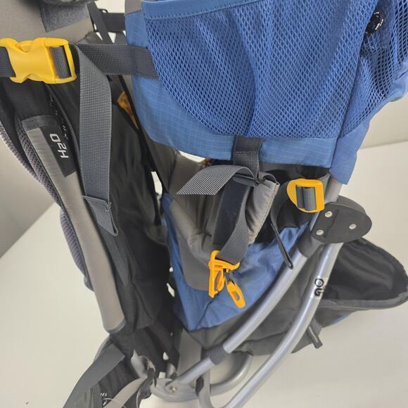 Deuter Kid Comfort II Child Carrier Hiking Backpack H2O Variflex VariQuick Blue - Picture 16 of 16